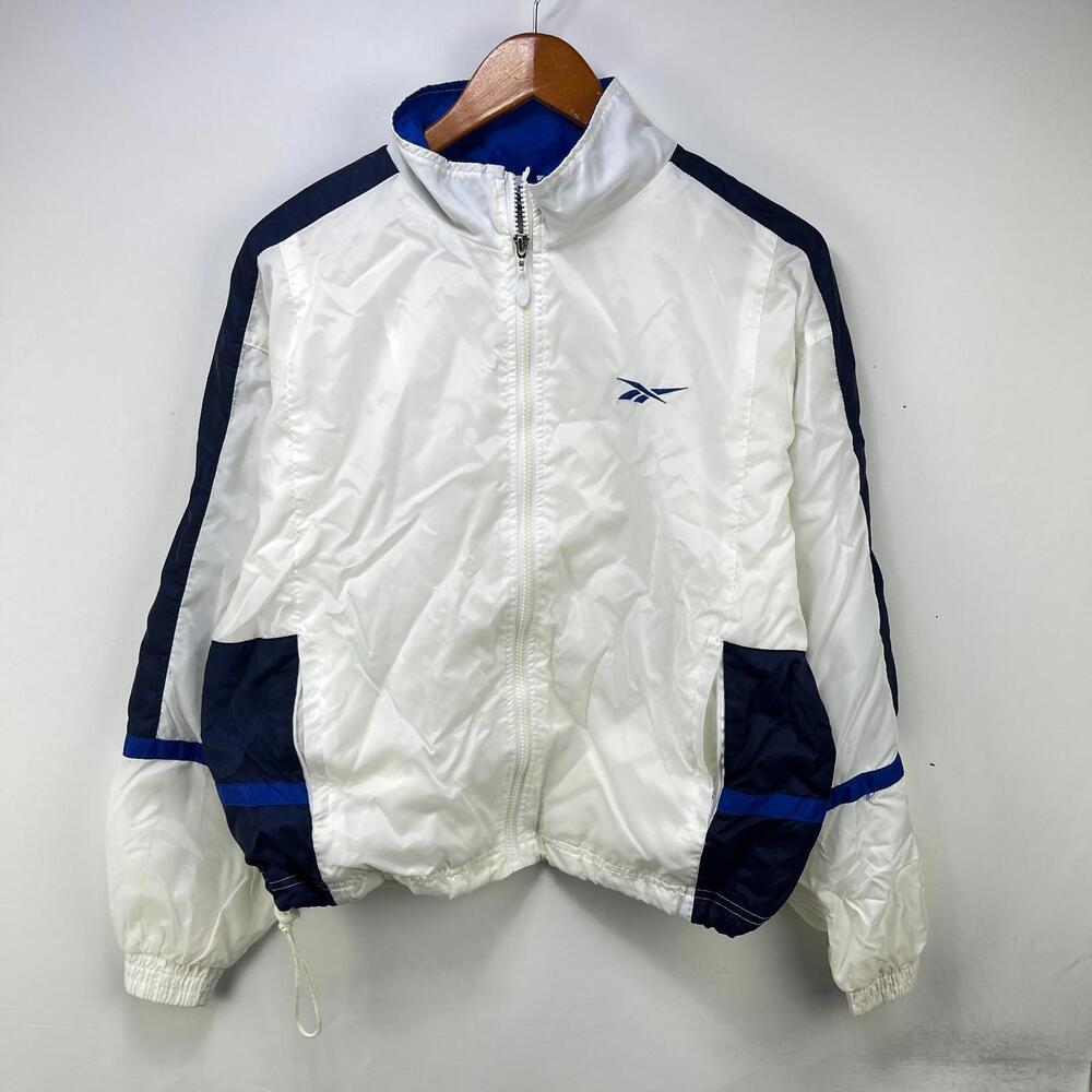 Vintage 90s Reebok Windbreaker Jacket Womens Large